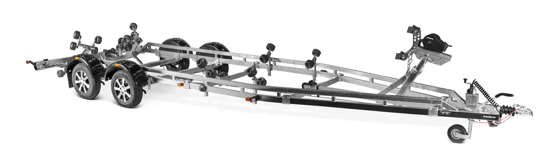 Remorque bateau 1300 kg – 6,23 m – Double essieu – Freinée