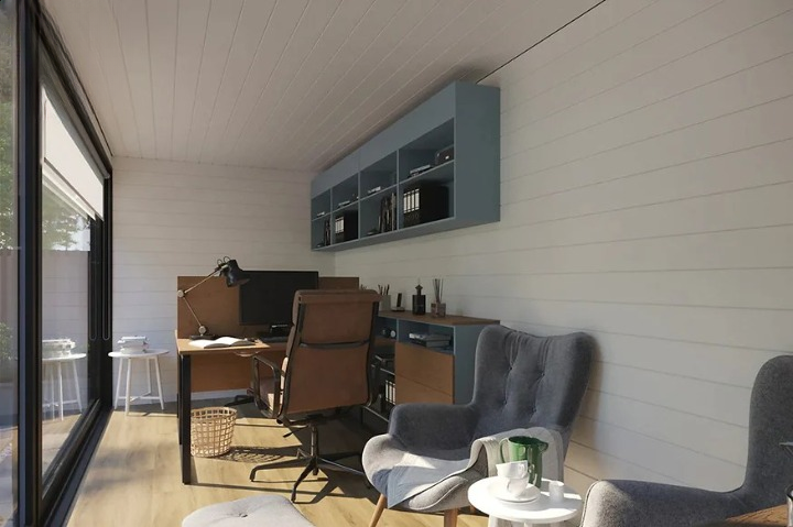 Maison container 14 m² – Tiny House écologique en bois