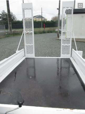 Remorque porte-engin 3500 kg – Double essieu – Carrosserie Caillaud