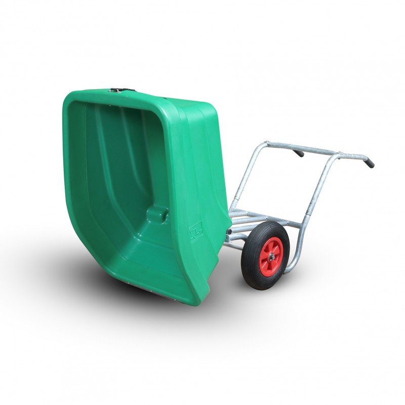Brouette agricole grande capacité 330 L – Cuve PEHD – Roues gonflables