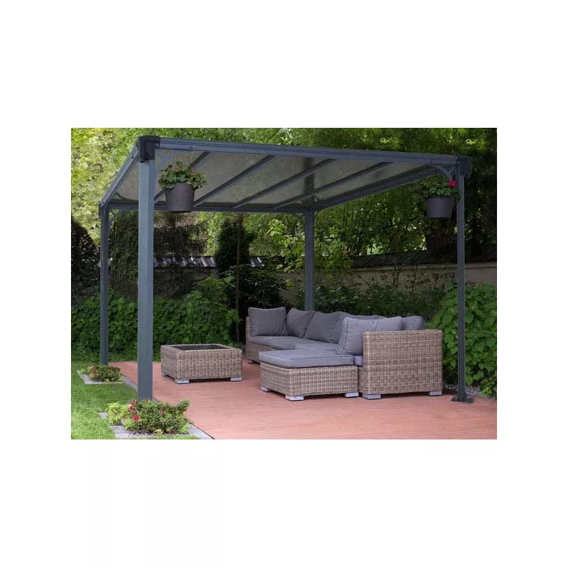 Tonnelle Alu – Toit Rigide 13 M2