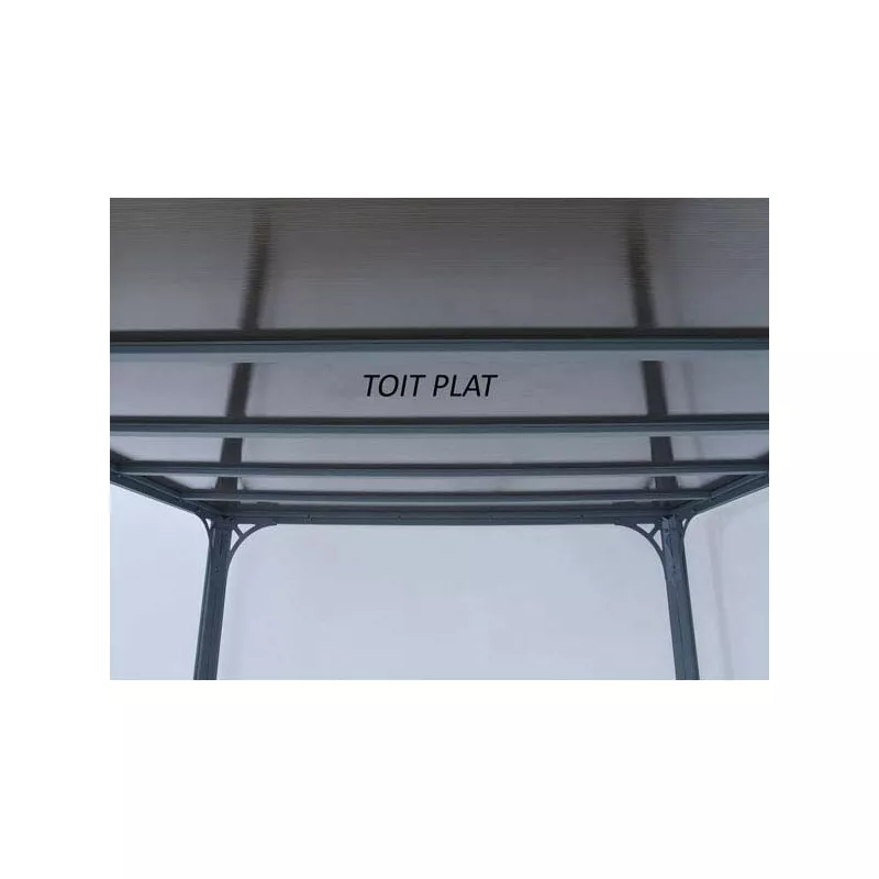 Tonnelle Alu – Toit Rigide 13 M2