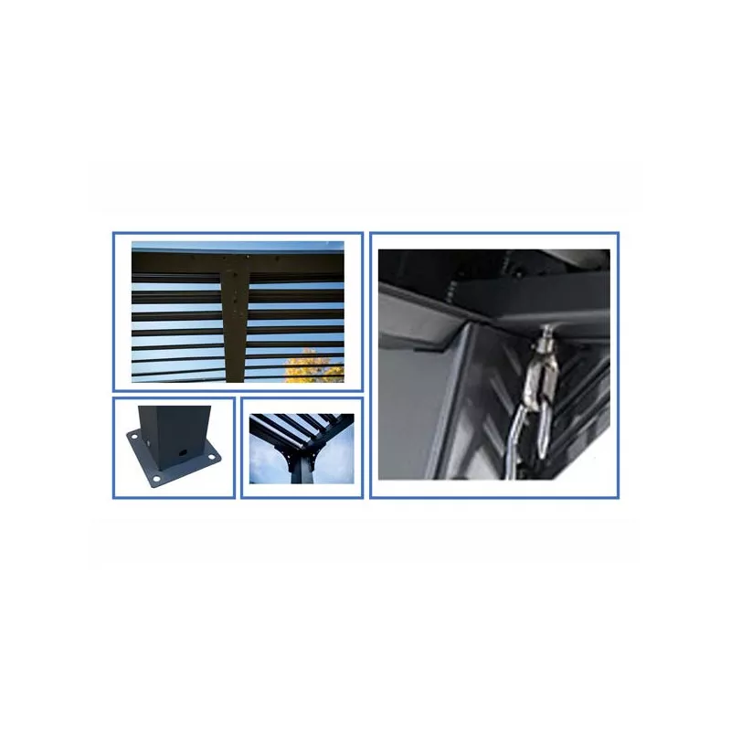 PERGOLA BIOCLIMATIQUE ALU 11m 2