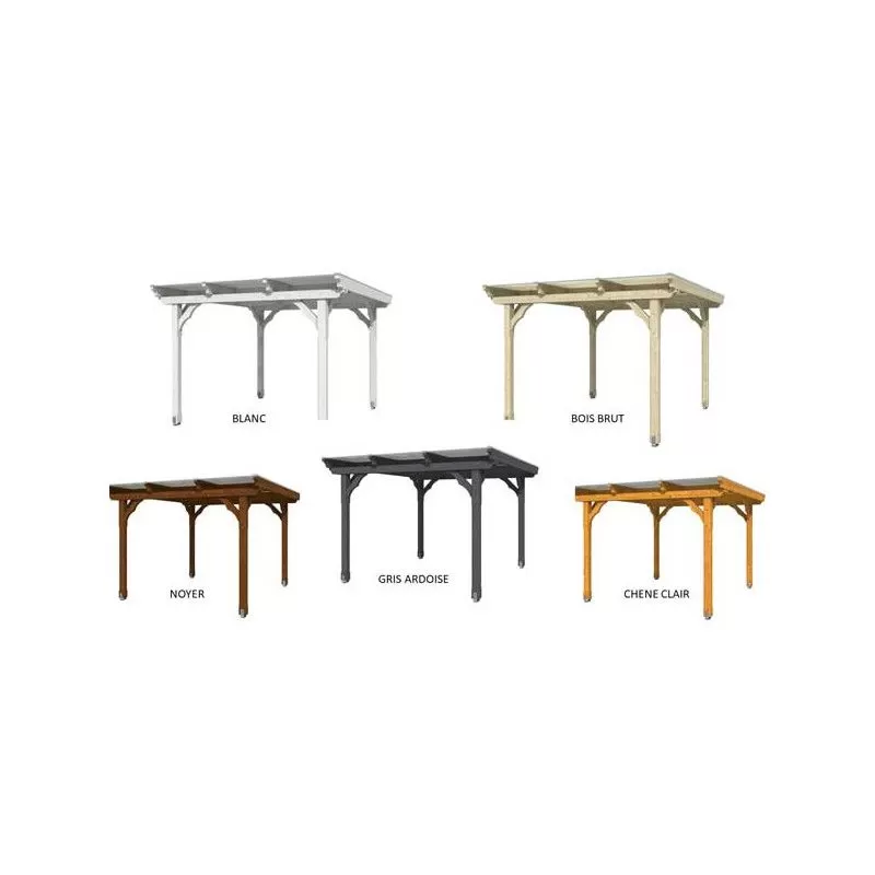 PERGOLA EN BOIS PREMIUM 11M2