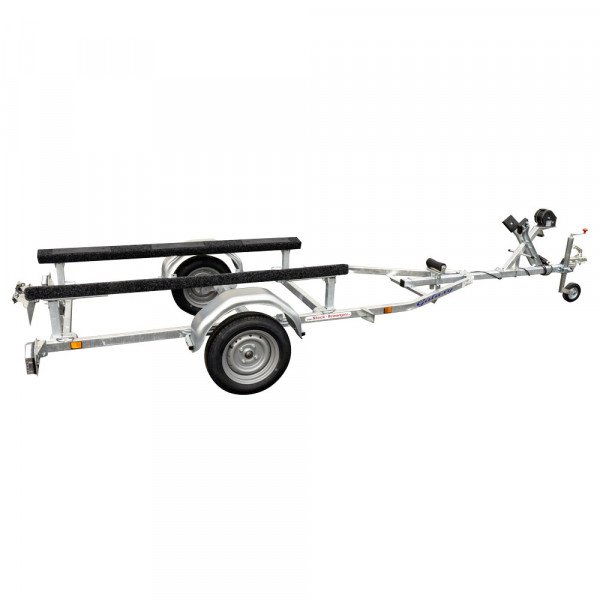 Remorque bateau 500 kg – Rouleaux + patins EasyGliss – Feux LED